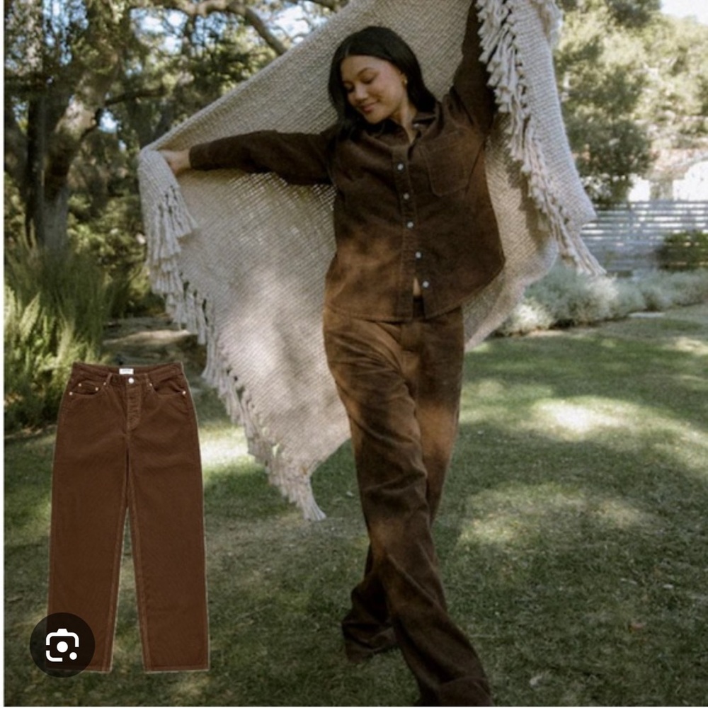 PARKE Corduroy Classic Straight Pants